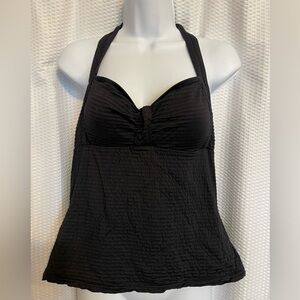 Croft & Barrow black tankini size 12